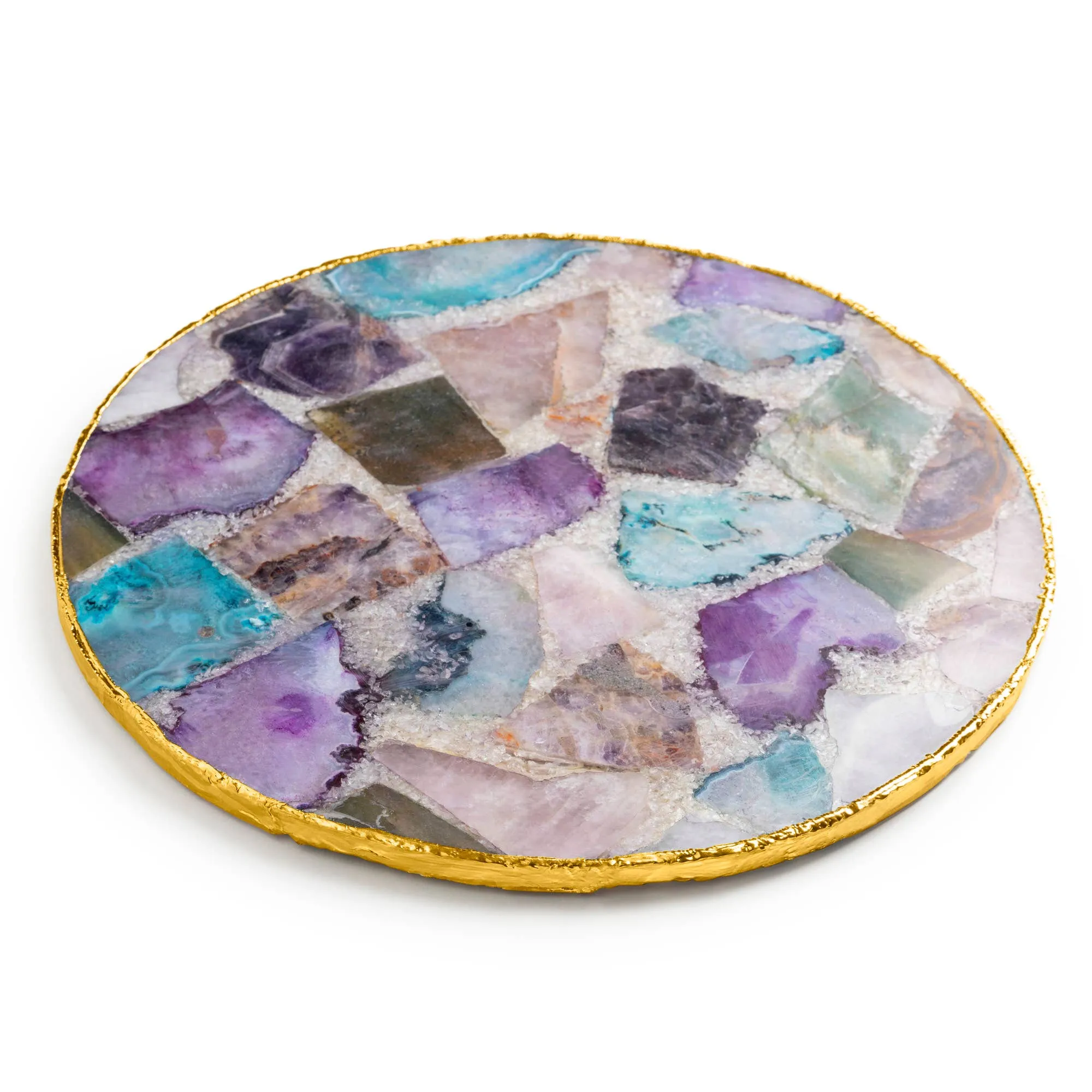 Radiance Agate & Gold Cheese Board, Large - Image 5