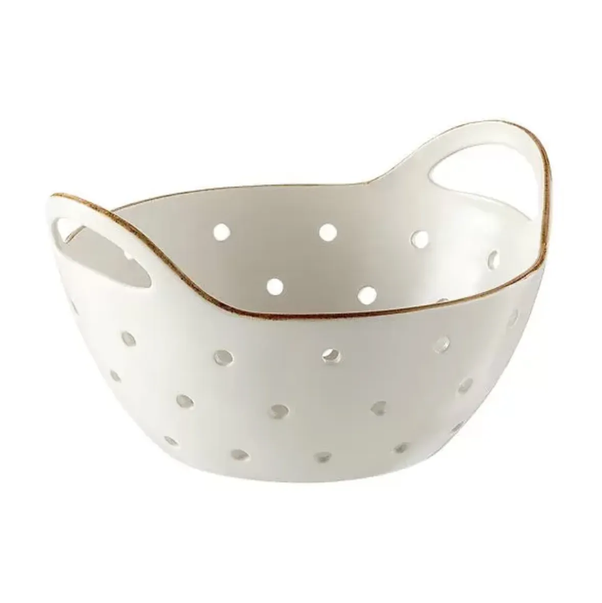 Yara Stoneware Colander Large - Image 2
