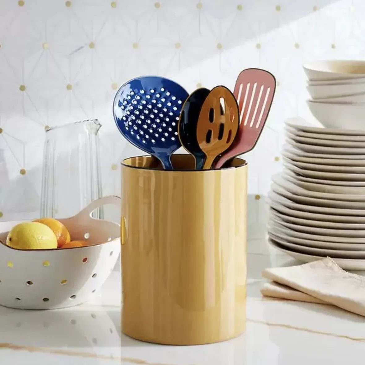 Yara Stoneware Colander Large - Image 4