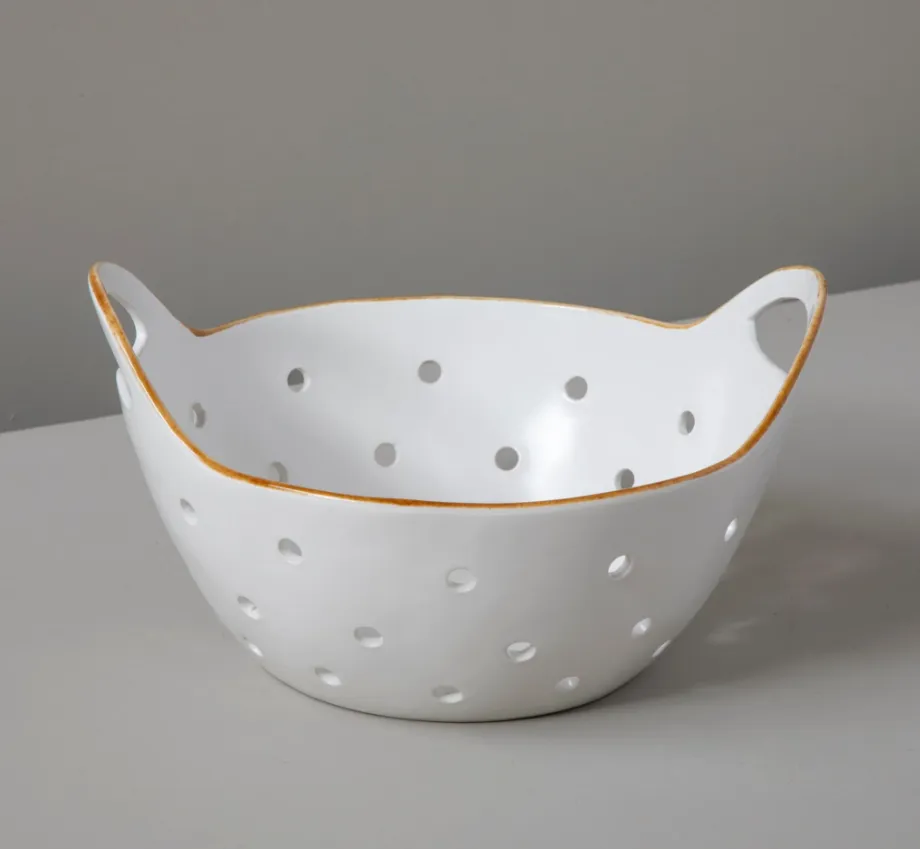 Yara Stoneware Colander Large