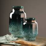 WHITE SPLUTTER HURRICANE LARGE WITH BLUE OMBRE