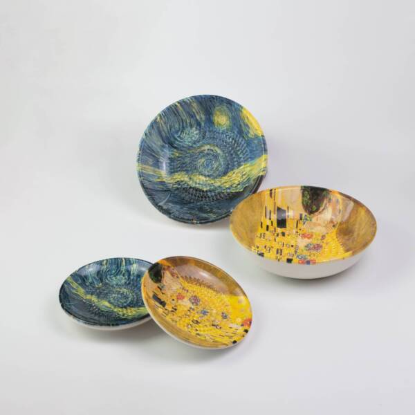 Ceramic grater plate for cheese and vegetables. KLIMT art: Little, Without packaging - Image 11