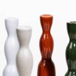 Wave Candleholder Tall - Dark Green - Image 7