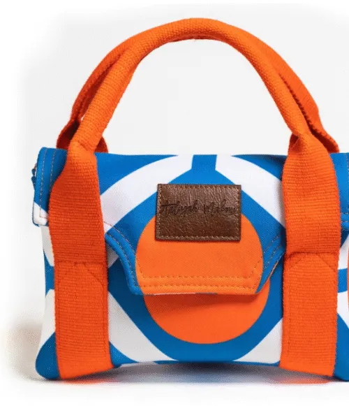 Blue Mini Brief Handbag