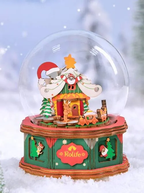 AM46 Christmas Town Rolife Christmas Products 3D Wooden