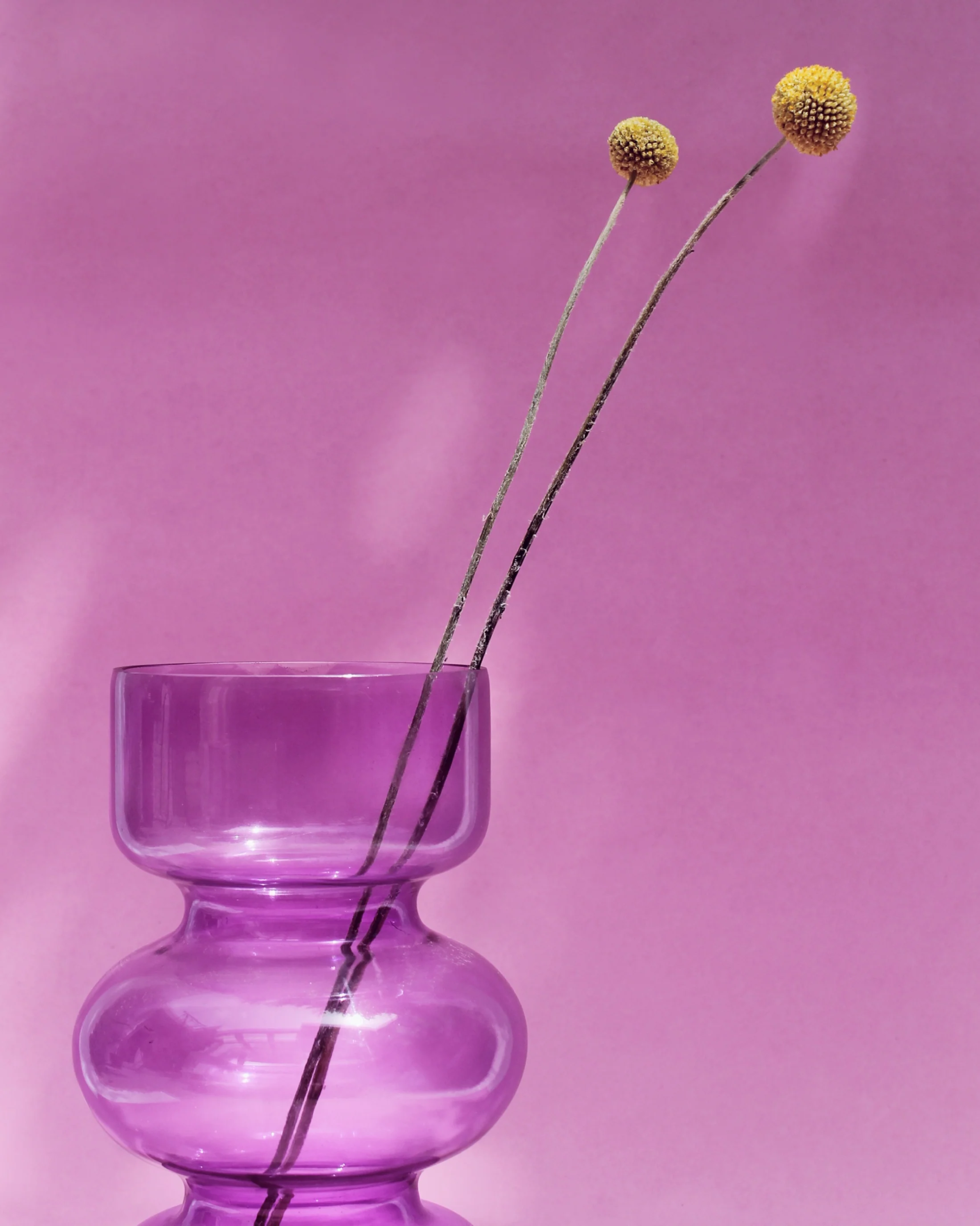 Iris Glass Vase - Millenial Purple - Image 3