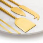 Bavaria Marble Cheese Board with Gold Knives - Image 6