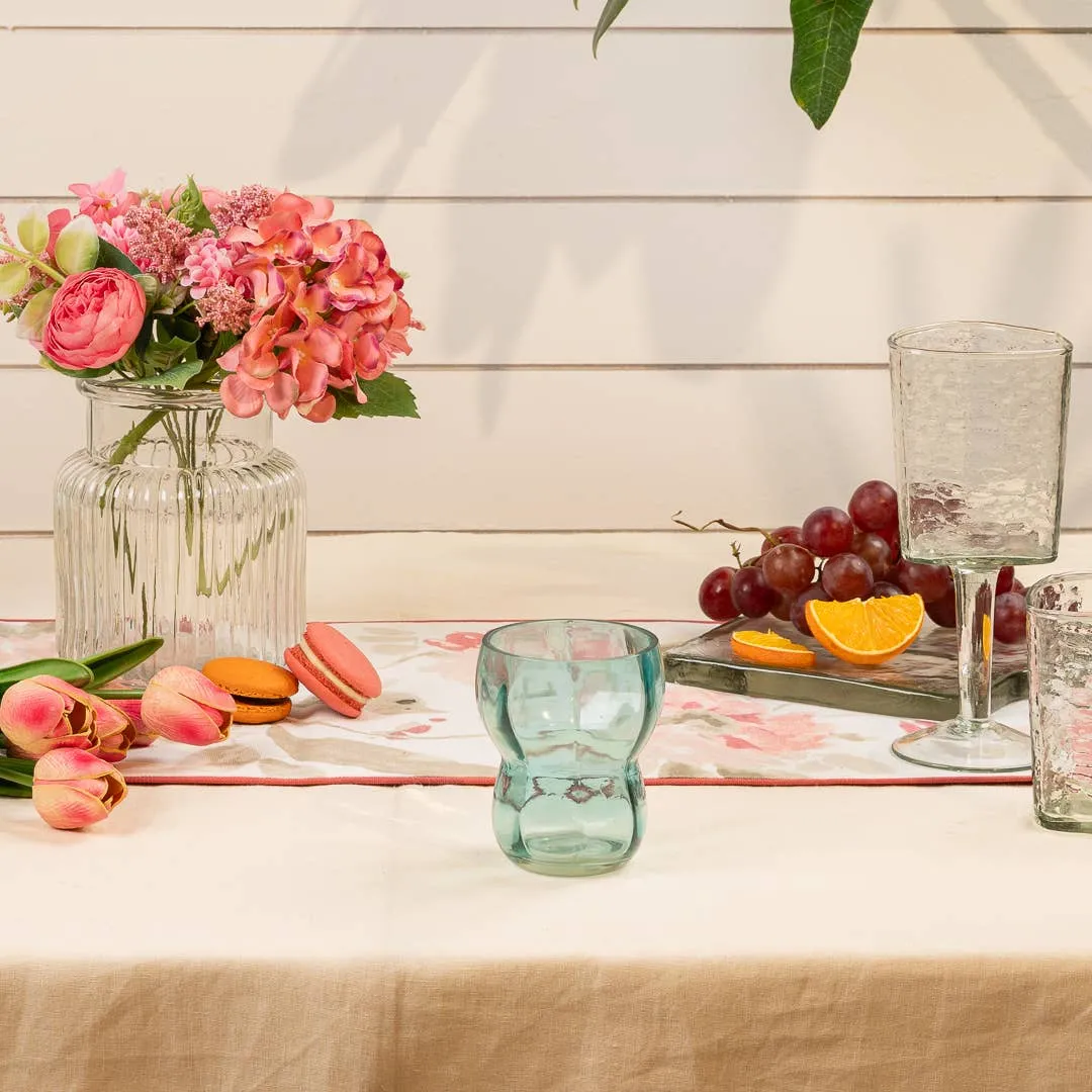 Evara drinking glass aqua S