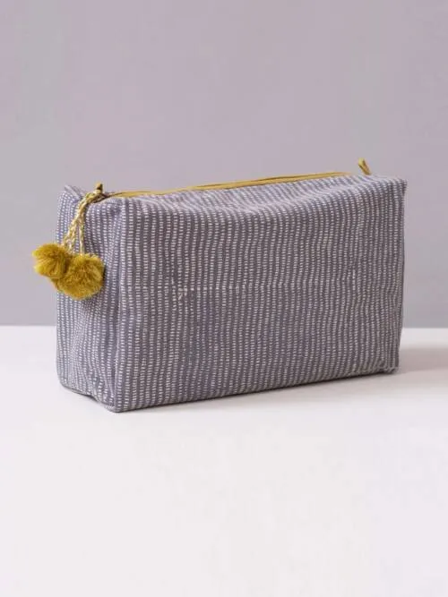 Alice Stripes Storm Toiletry Bag