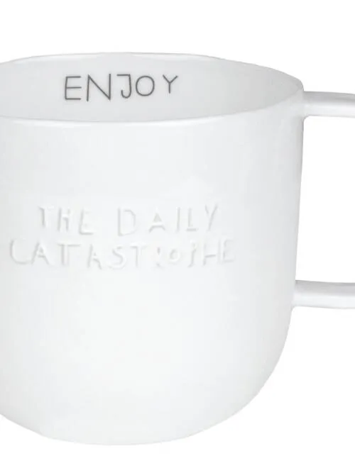 Bonjour Mug - Enjoy the Daily Catastrophe