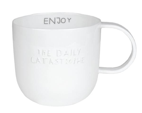 Bonjour Mug - Enjoy the Daily Catastrophe