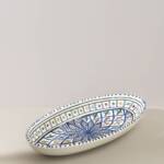 Ceramic Hand Painted Decorative Oval Plate | Terrata: Large