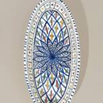 Ceramic Hand Painted Decorative Oval Plate | Terrata: Large - Image 3