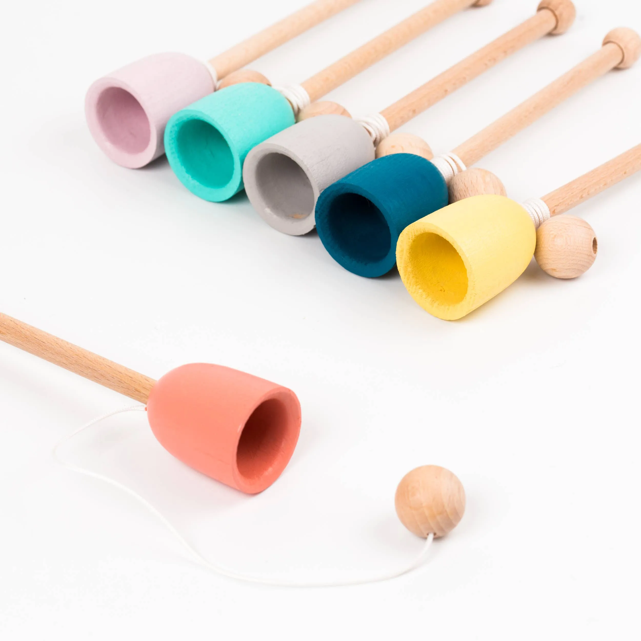 Cup and ball - Kids Toy: Yellow - Image 3