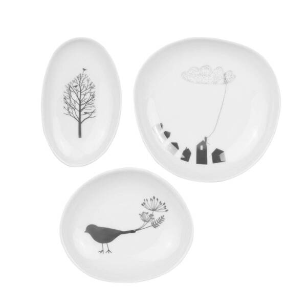 Wonderland Mini Bowl Set: Dandelions and Birds - Image 5