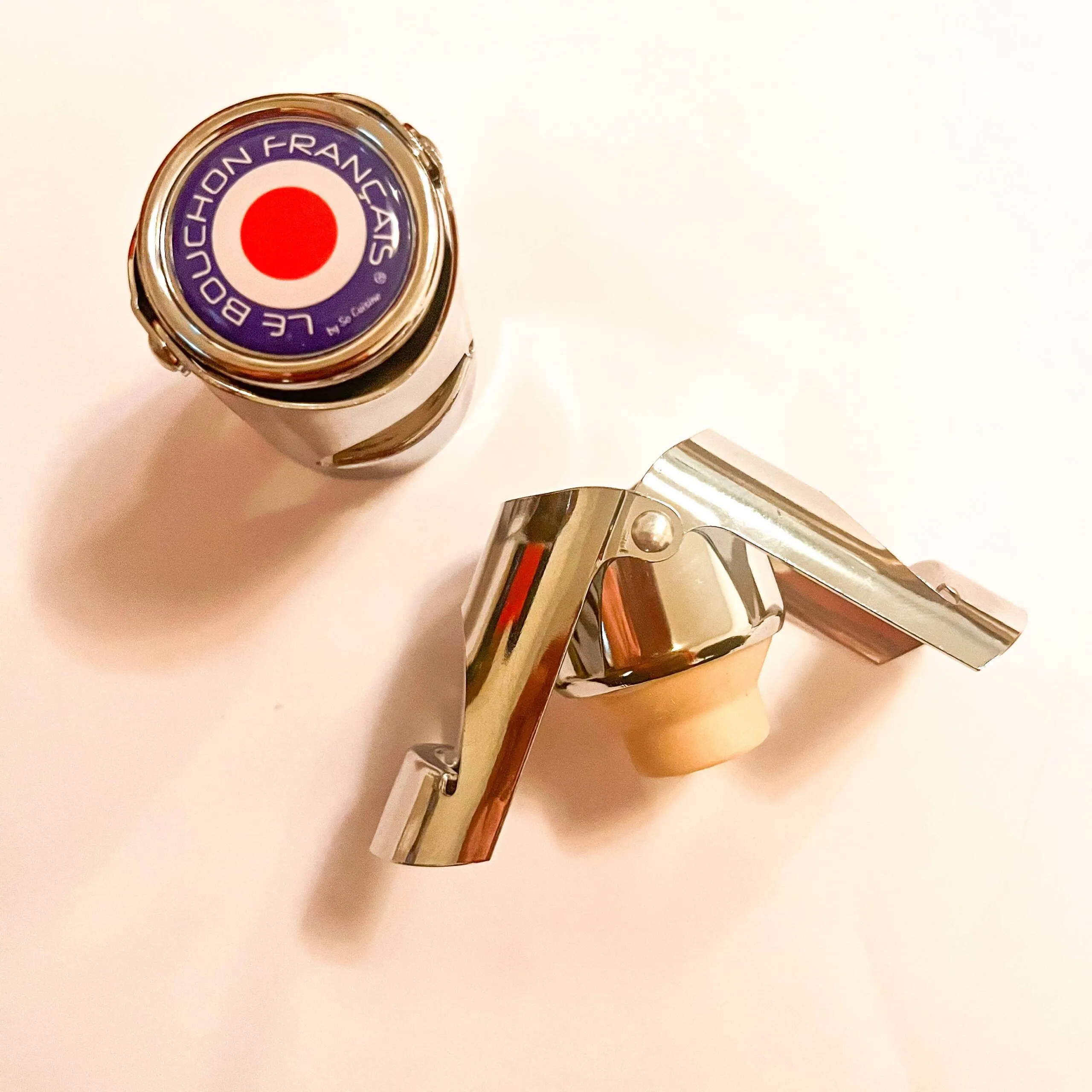 Champagne bottle stopper, le Bouchon Français: Round - Image 4