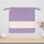 Diamond Tea Towel: Purple