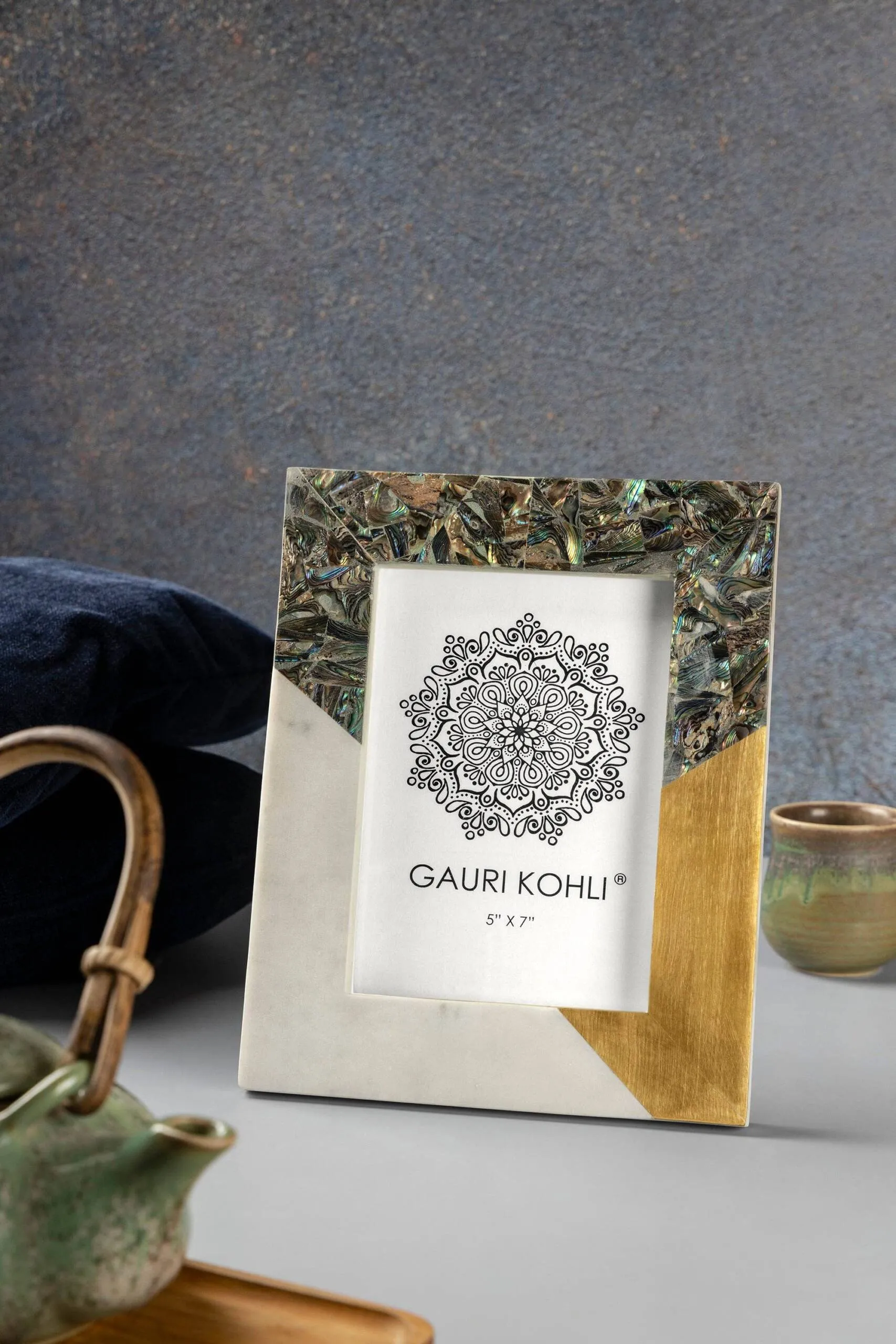 Roshan Picture Frame - 10" x 8": Mother of Pearl - Image 5