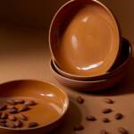 Stoneware Pasta Plate | Youlha 7.9": Matte Black/Shiny White - Image 14