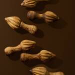 Natural Olive Wood Lemon Press