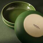 Stoneware Pasta Plate | Youlha 7.9": Matte Black/Shiny White - Image 12