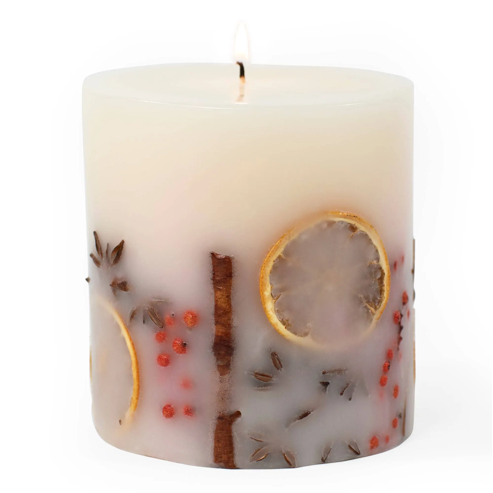 Holiday Memories Botanical Pillar Candle - Image 4