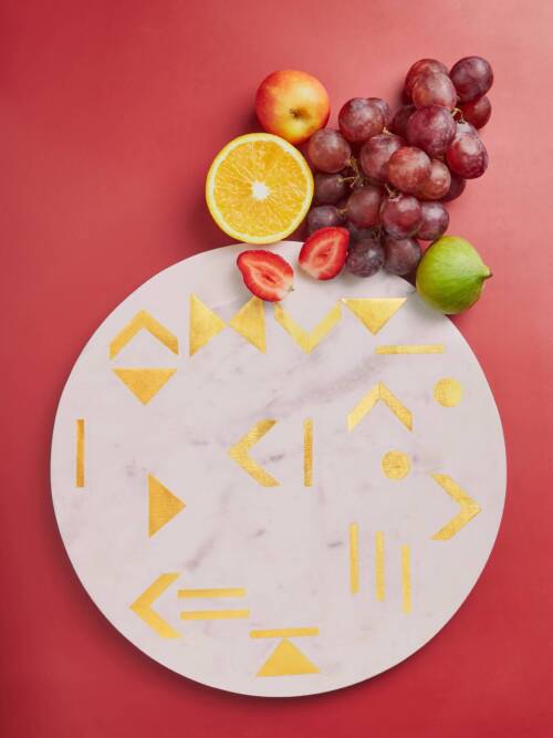 Olympia Marble Cheese Board - 12" D