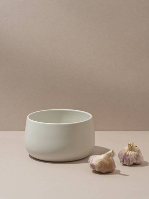 Stoneware Serving Bowl | Ewa 68 oz: Matte White