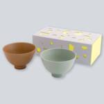 Toho Gift Pair Bowls: Brown x Green - Image 2