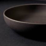 Stoneware Pasta Plate | Youlha 7.9": Matte Black/Shiny White - Image 10