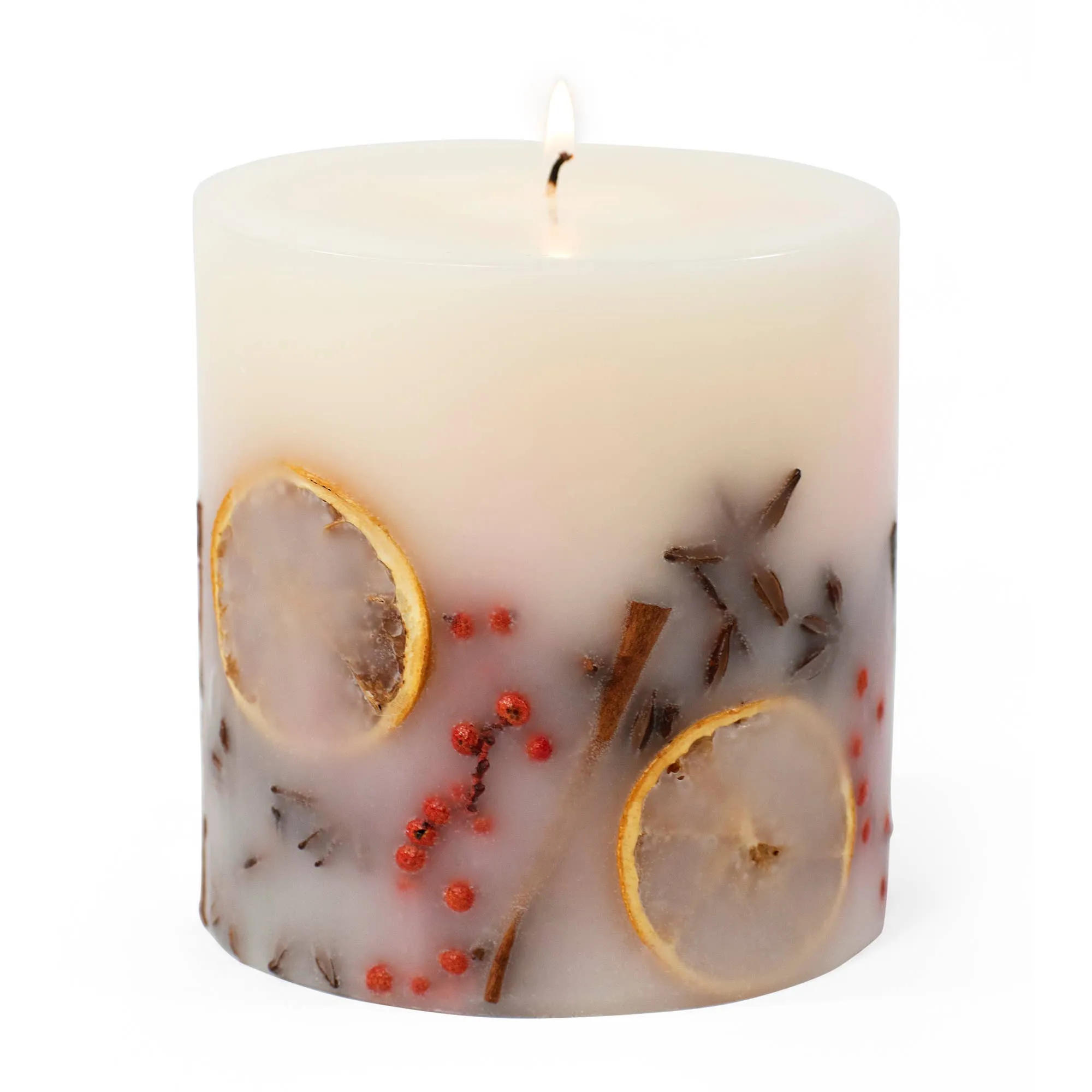 Holiday Memories Botanical Pillar Candle - Image 3