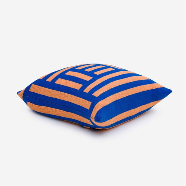 Columns Pillow Cover: Black - Image 4