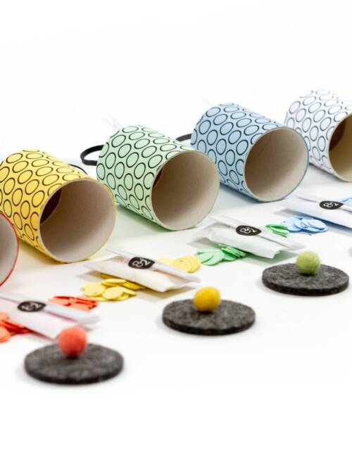 Reusable Confetti Popper: Lemon, Mint, Single Popper