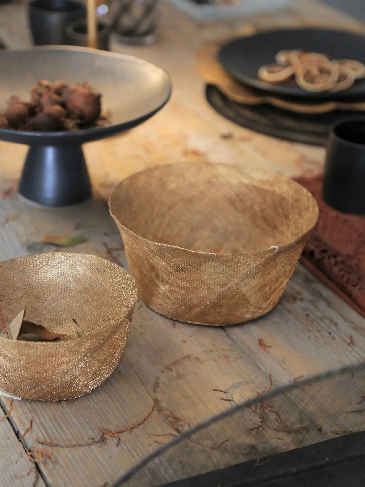 Abaca Gold Mesh Bowl D15 H7 cm - Image 2