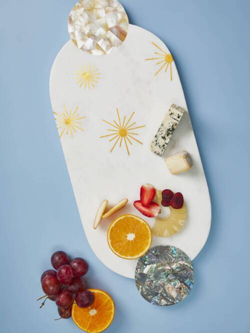 Montenegro Marble Cheese Board - 16" x 8"