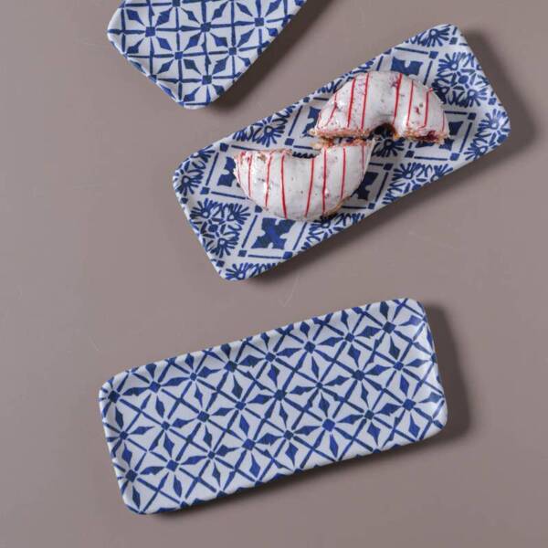 Rectangular Platter Maya: Ivory, Stoneware - Image 3