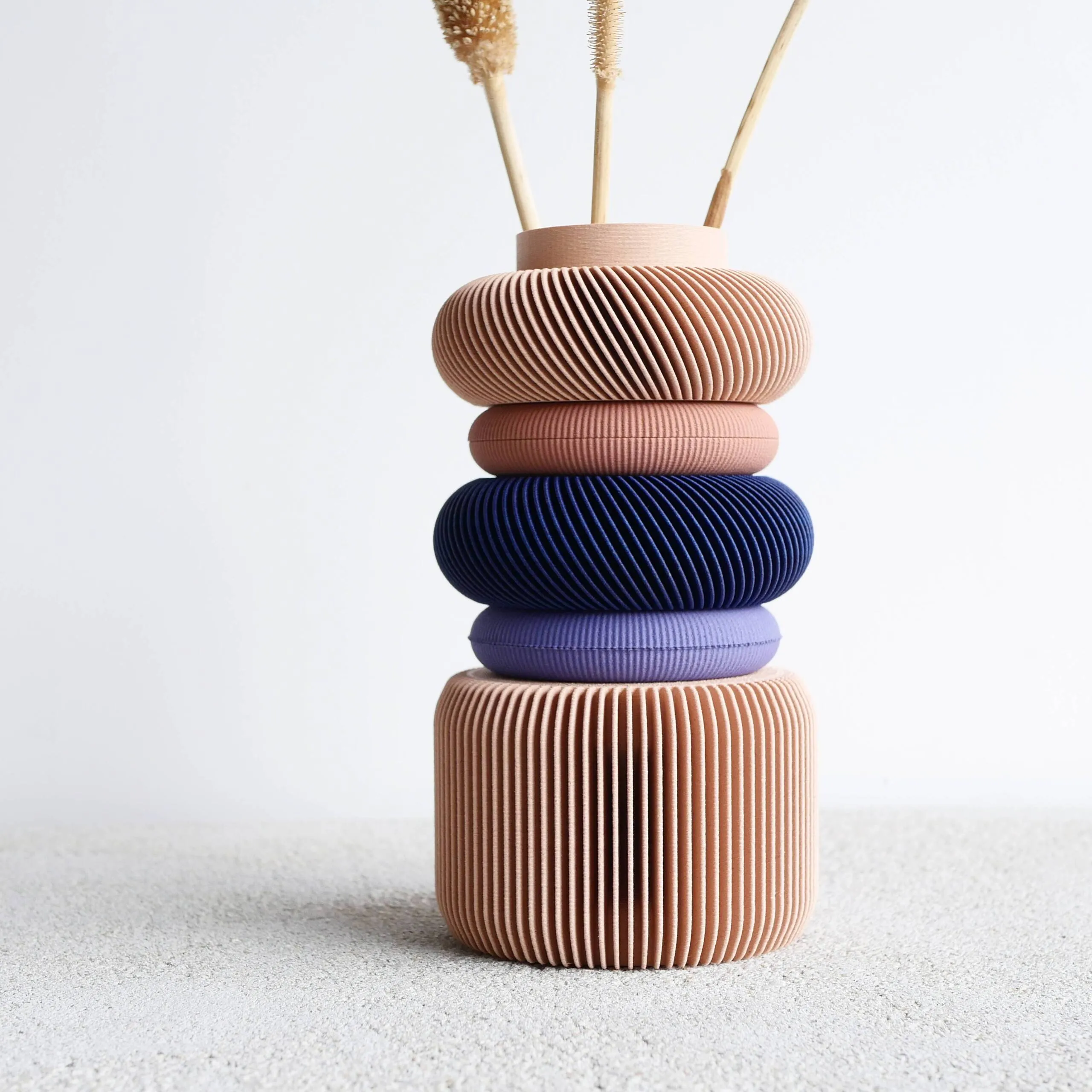 BLUSH  Modular Vase, perfect for dried or fresh flowers ! - Image 3