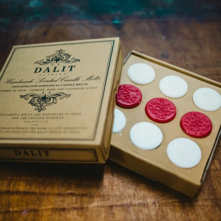 Handmade scented candle wax melts, rose, lavender & jasmine - Image 4