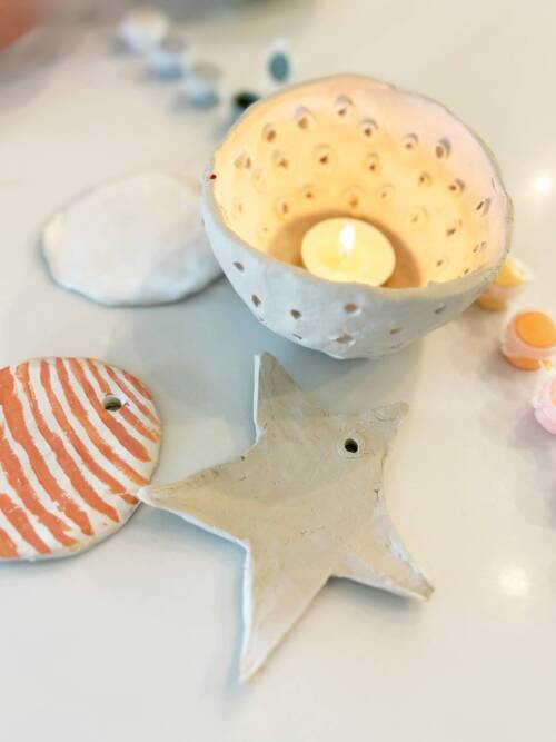 Holiday Luminaries Clay Date Activity Kit- Clay Kit for Two