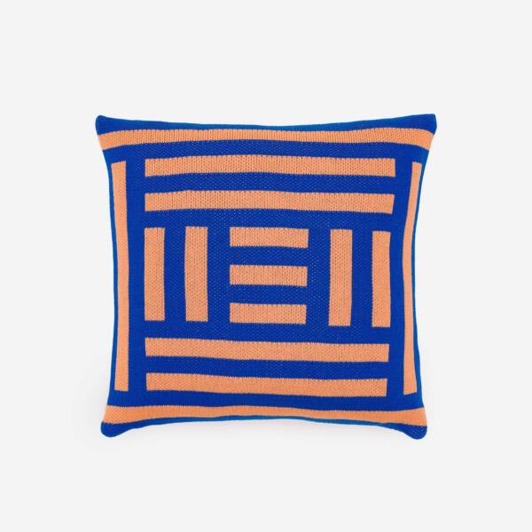 Columns Pillow Cover: Black - Image 2