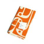 Mid Century Shapes - Screen-Printed Cotton Natural Tea Towel - Image 2