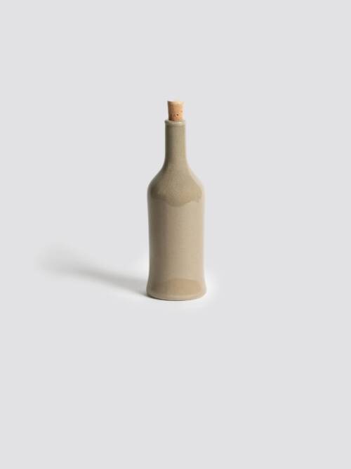 Stoneware Olive Oil Dispenser | Brutto 21 oz: Linen