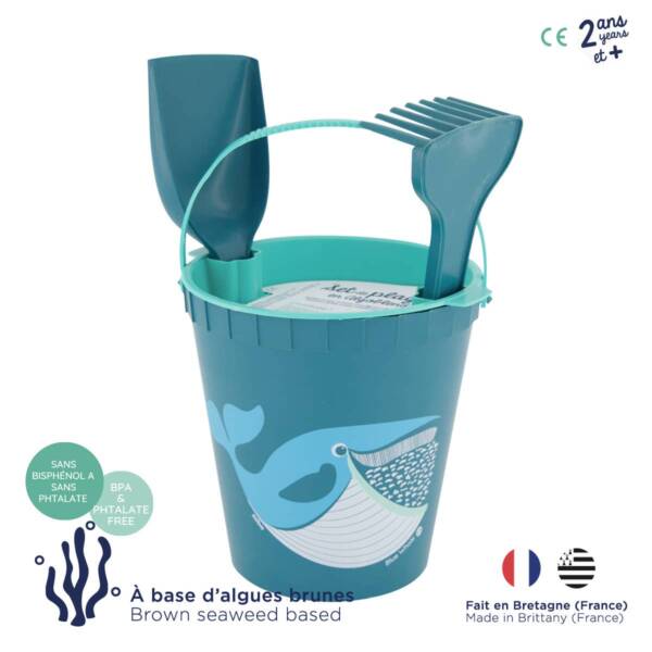Eco-friendly children's beach toy kit - Whale - Image 2