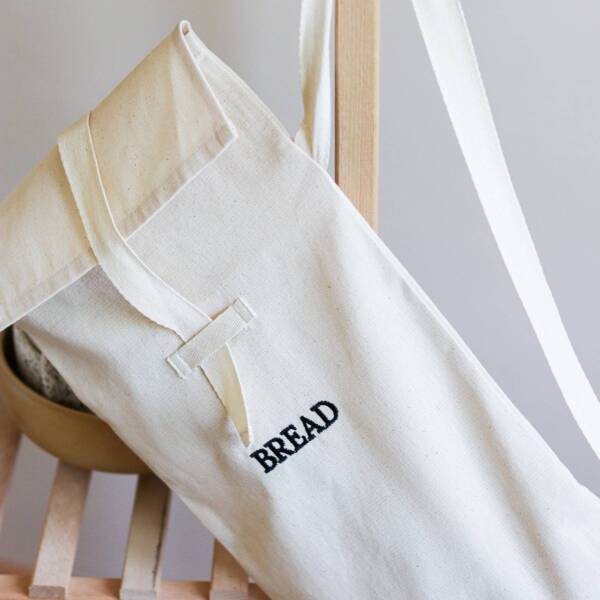 Canvas Cotton Natural Portable Bread Storage Bag - Image 13