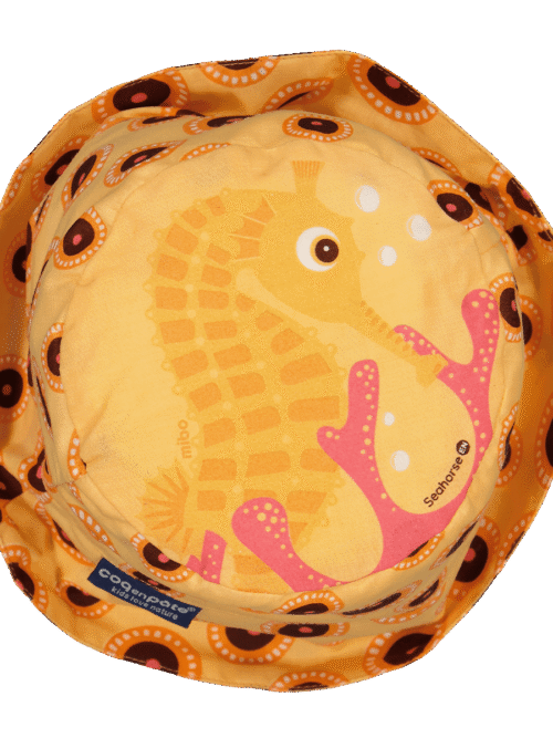 Hippocampe baby and children's bucket hat: L
