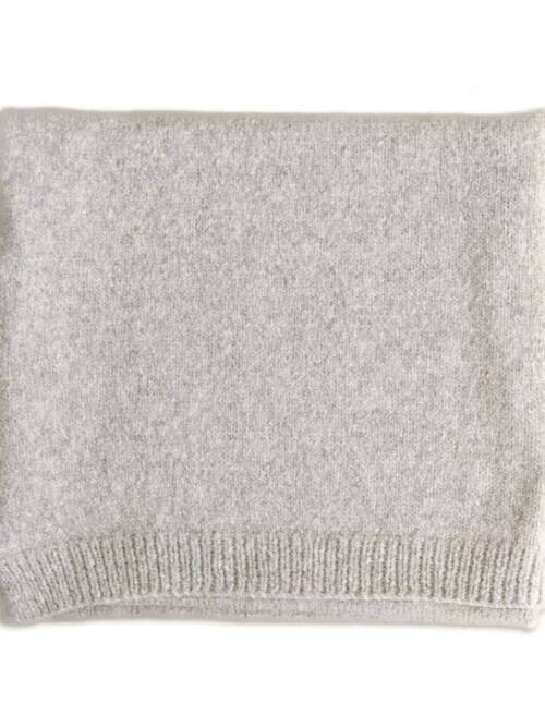 Peruvian Alpaca and Organic Pima Cotton Baby Blanket