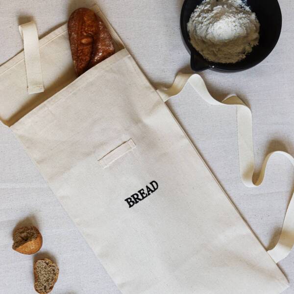 Canvas Cotton Natural Portable Bread Storage Bag - Image 8