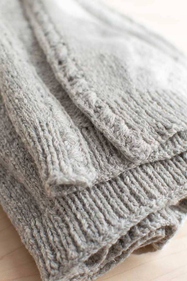 Peruvian Alpaca and Organic Pima Cotton Baby Blanket - Image 3