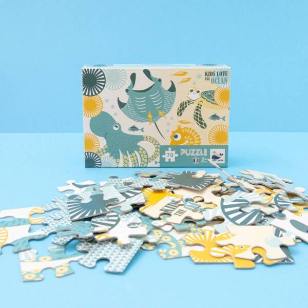 70-piece Ocean puzzle, Made in France
