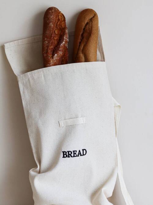 Canvas Cotton Natural Portable Bread Storage Bag